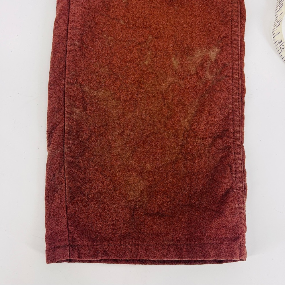 Diesel Brown Faux Leather suede Pants | Vintage Look | Size 32 - Picture 10 of 15